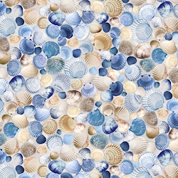 Blue - Packed Blue Seashells